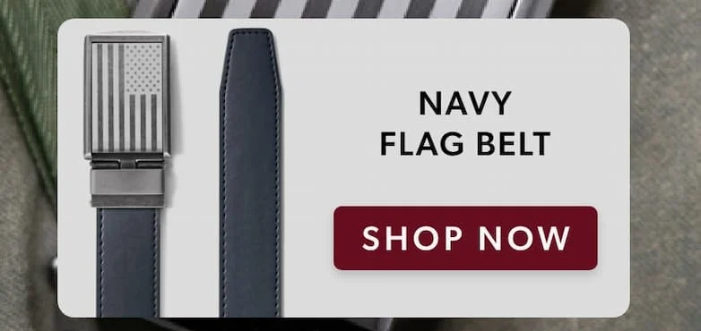 Navy Flag Belt Navy Flag Belt