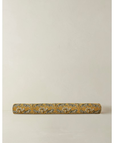 Tiger Jacquard Long Bolster Pillow by Sarah Sherman Samuel