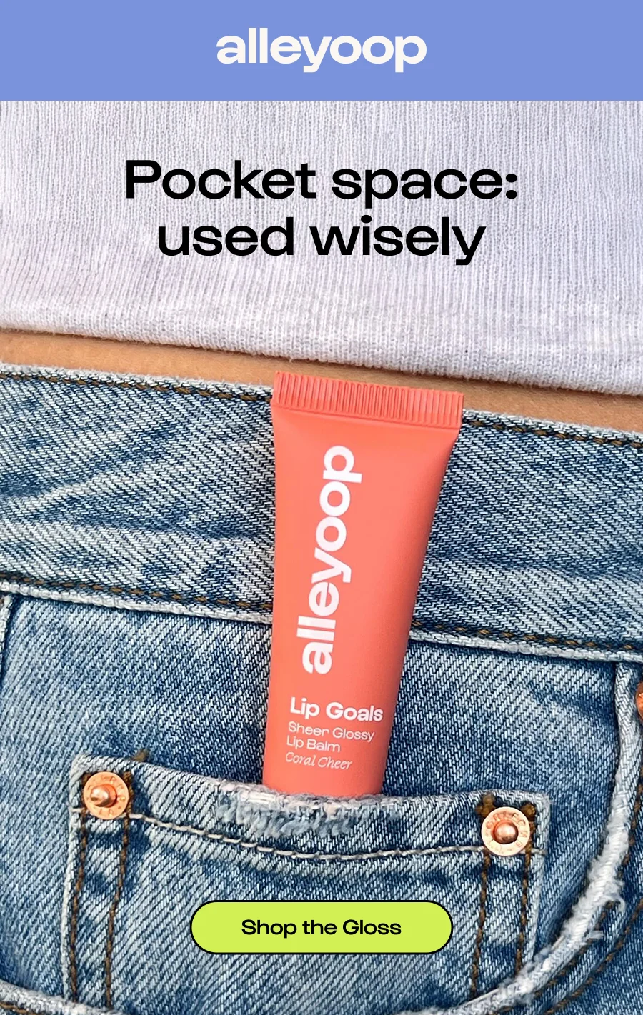 Pocket space: used wisely Click to Shop the Gloss