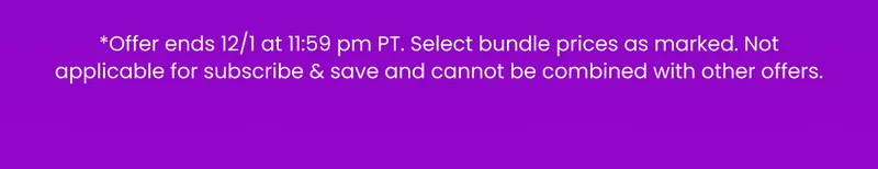 Offer ends 12/1 at 11:59pm PT