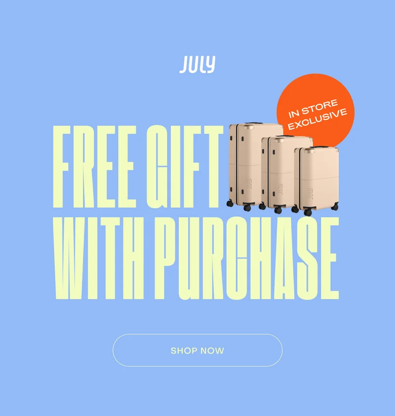 Free gift with purchase. Shop our in-store exclusive.