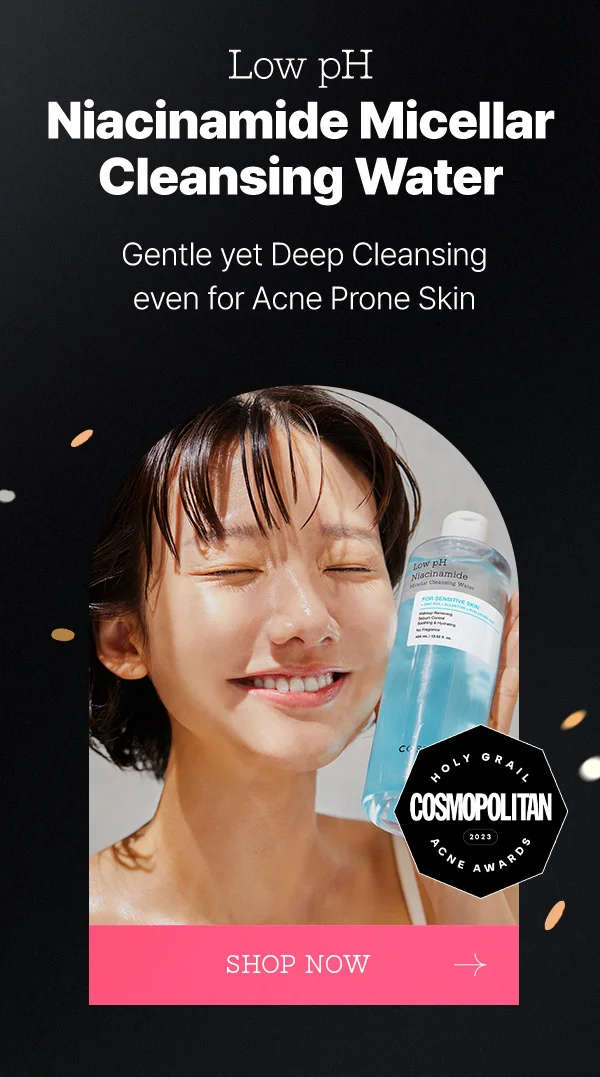 Low pH Niacinamide Micellar Cleansing Water - for acne prone skin