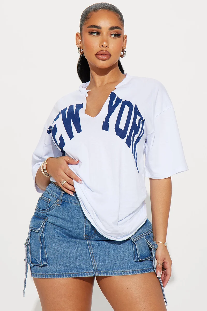 Image of New York Girl T Shirt - White