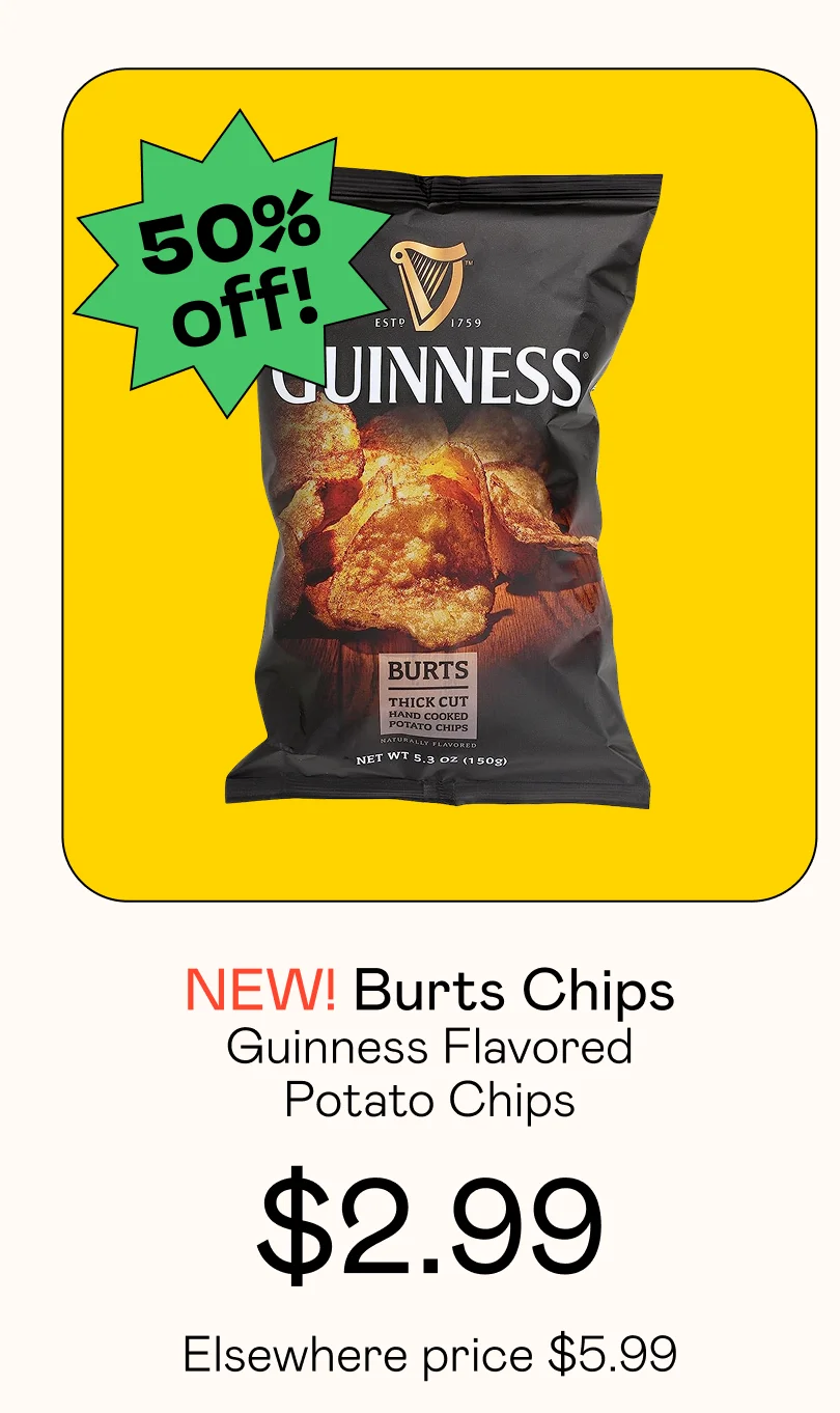 Guinness Flavored Potato Chips