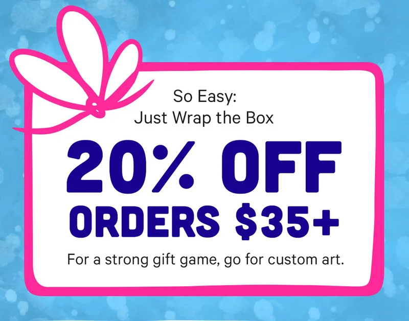 So easy - just wrap the box! 20% off $35+ for the best gifts