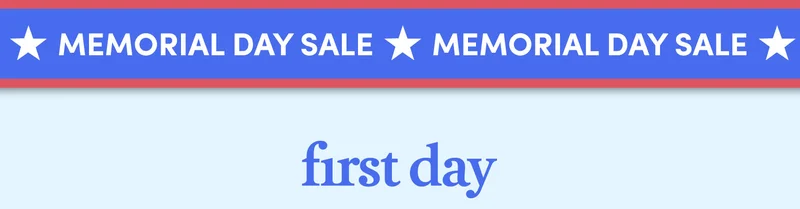 Memorial Day Sale: 60% OFF