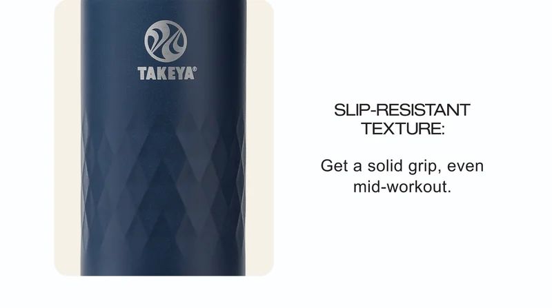 Slip-resistant texture | Get a solid grip, even mid-workout