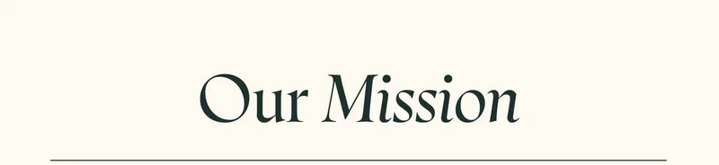 Our Mission