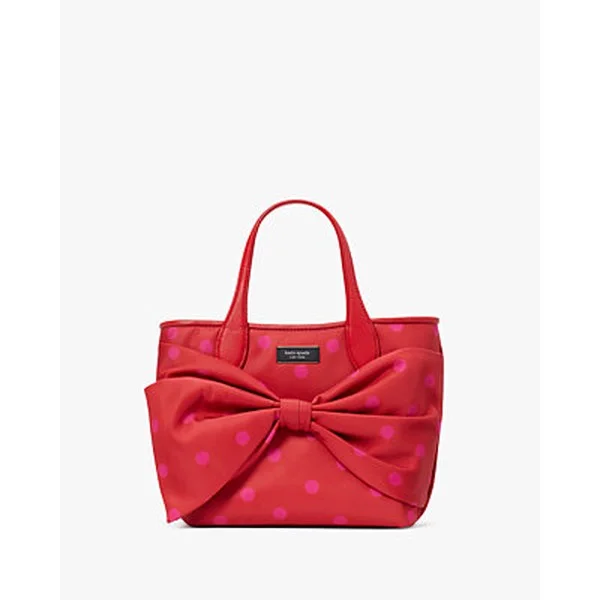 On Purpose Polka Dot Bow Tote
