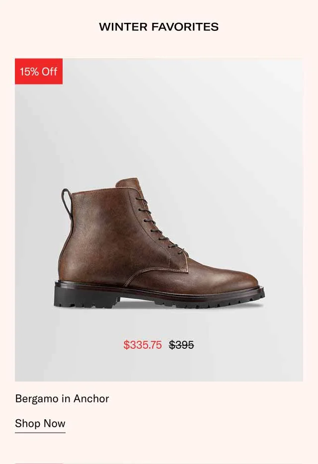 Bergamo in Anchor Shop Now