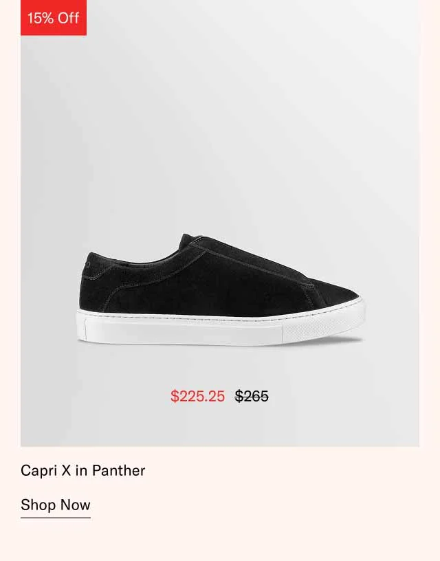Capri X in Panther. Shop Now