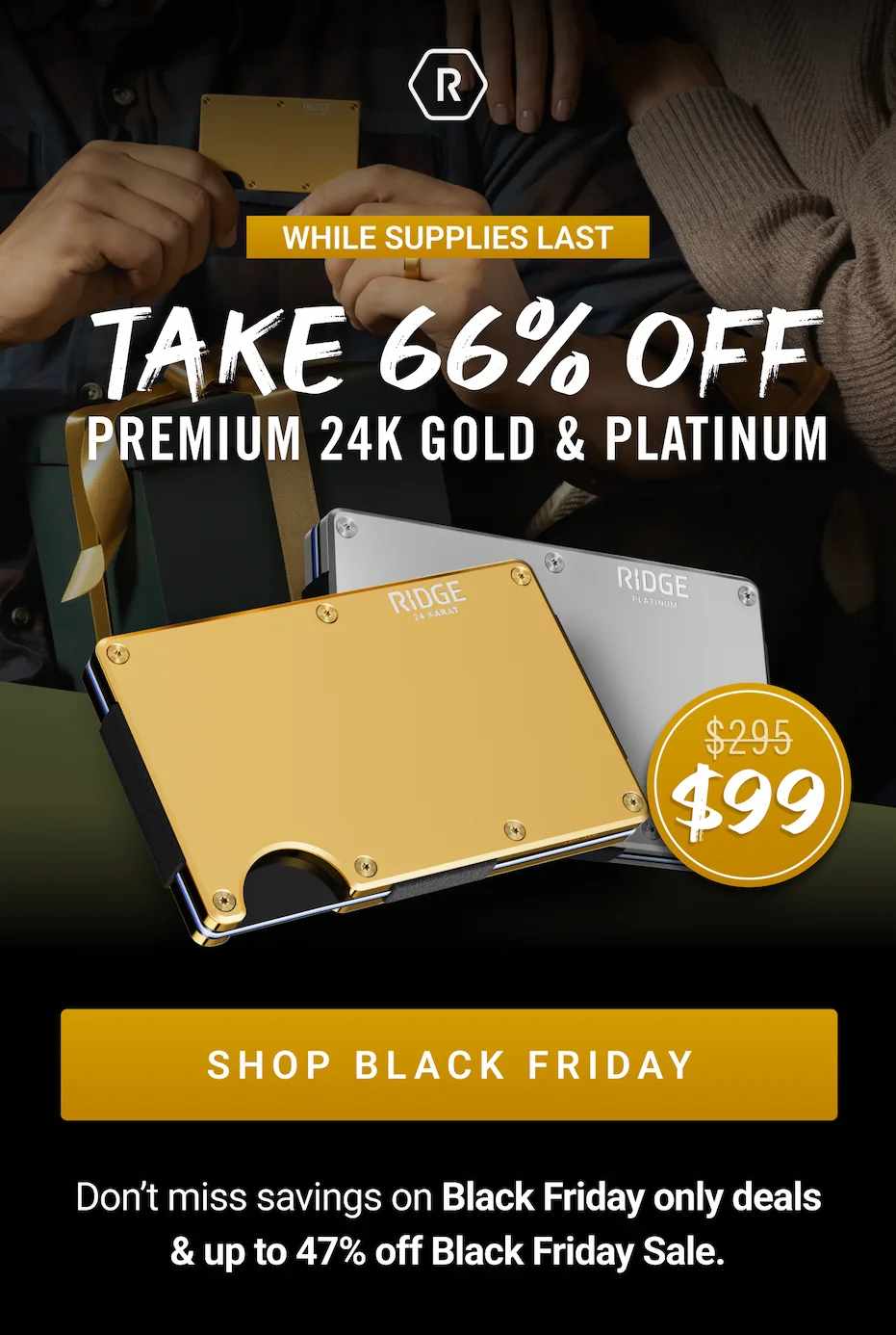 Take 66% OFF 24K Gold & Platinum