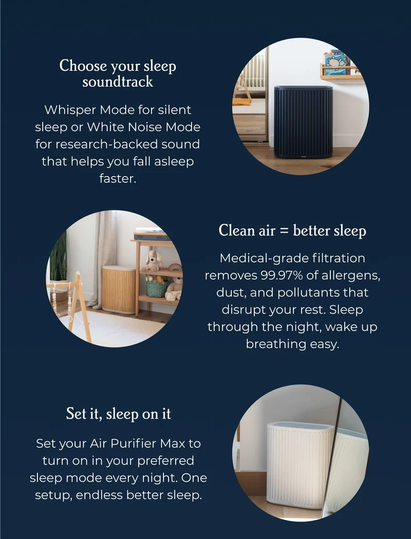 Choose your sleep soundtrack | Breathe easier | Set it, sleep on it