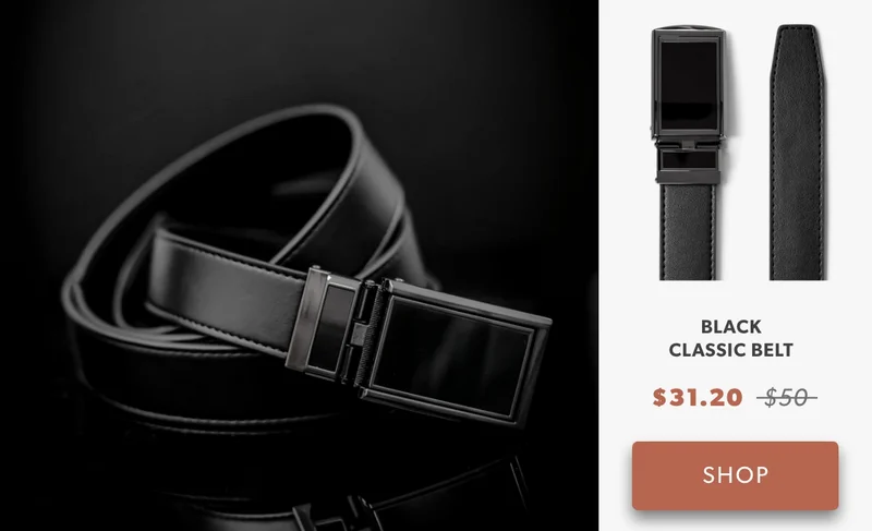 Black Classic Belt