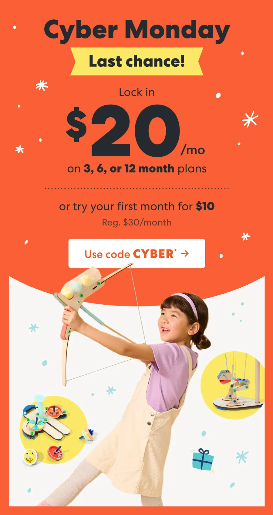 Cyber Monday starts NOW!