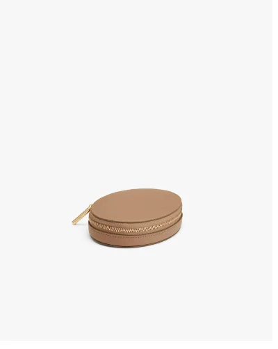 Travel Jewelry Case Cappuccino