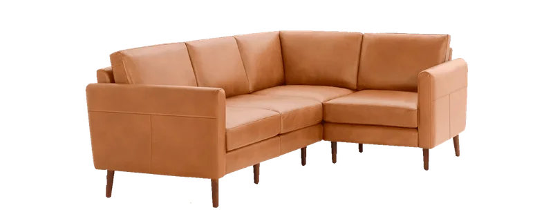 Arch Nomad Leather 4-Seat Corner Sectional