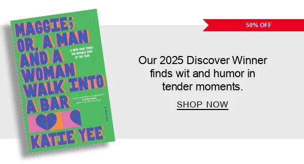 [50% OFF] Our 2025 Discover Winner finds wit and humor in tender moments.  SHOP NOW