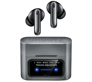 Groovz Active Noise Cancelling Earbuds Touch Screen Case