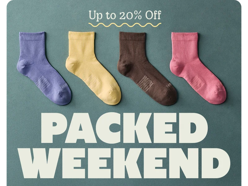 Up to 20% Off | PACKED WEEKEND