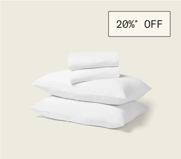 Save 20%* on Bedding