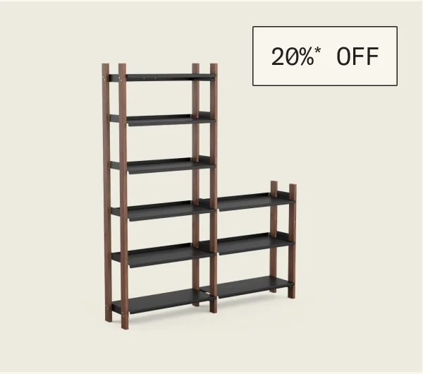 Save 20%* on The Shelving System