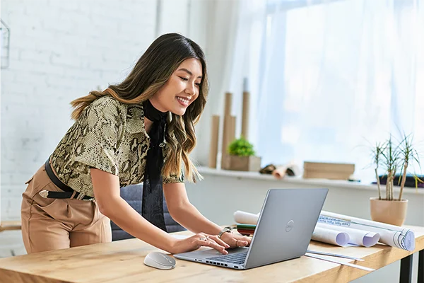 Woman on a Video Call
