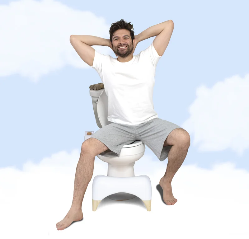 MAN ON BIDET