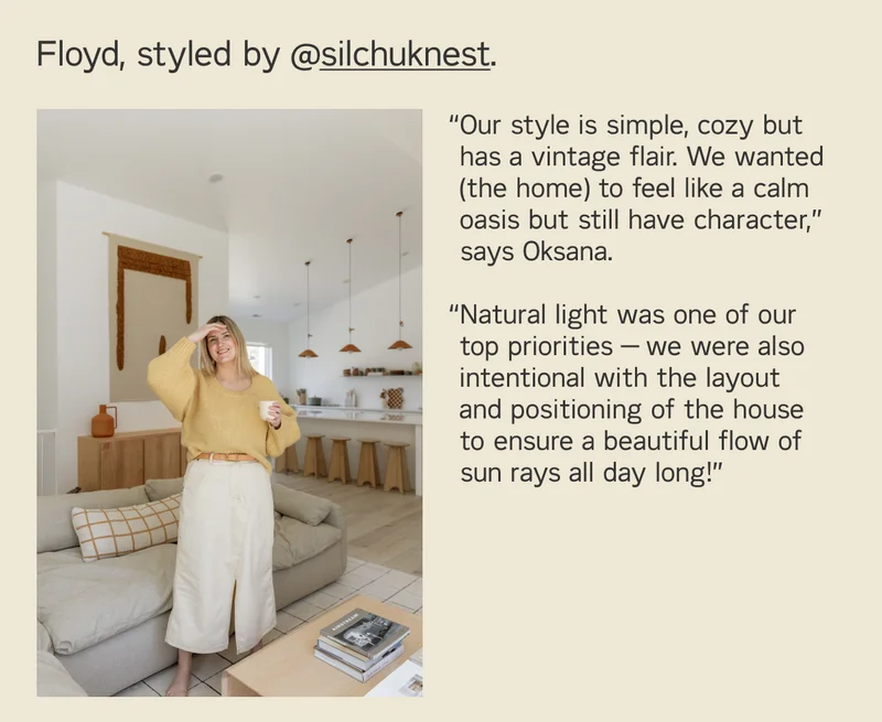 Floyd, styled by @silchucknest.