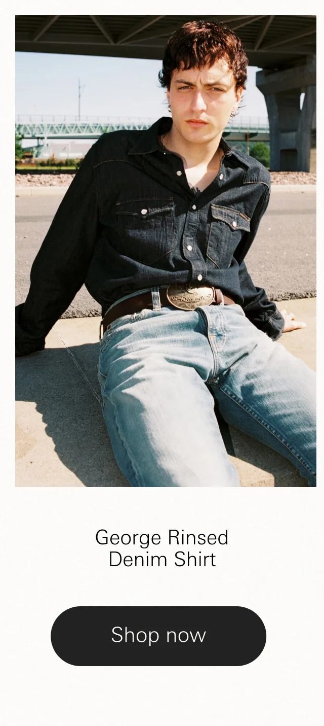 George Rinsed Denim Shirt