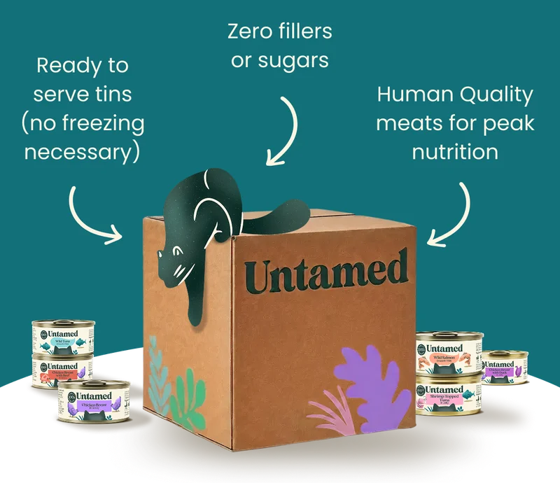 Human Quality meats for peak nutrition Ready to serve tins (no freezing necessary). Zero fillers or sugars.