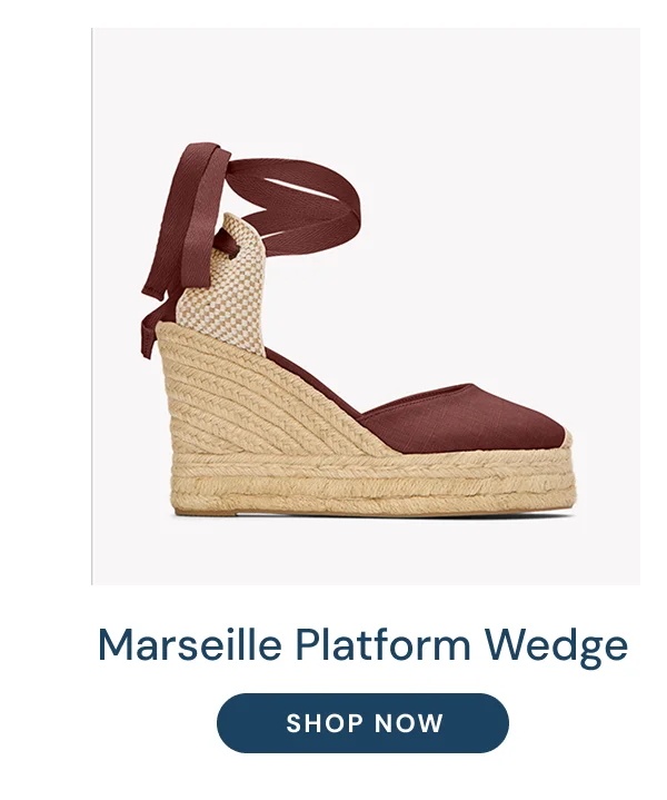 The Marseille Platform Wedge Espadrille