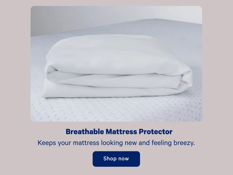 Breathable Mattress Protector; Keeps your mattress looking new and feeling breezy.