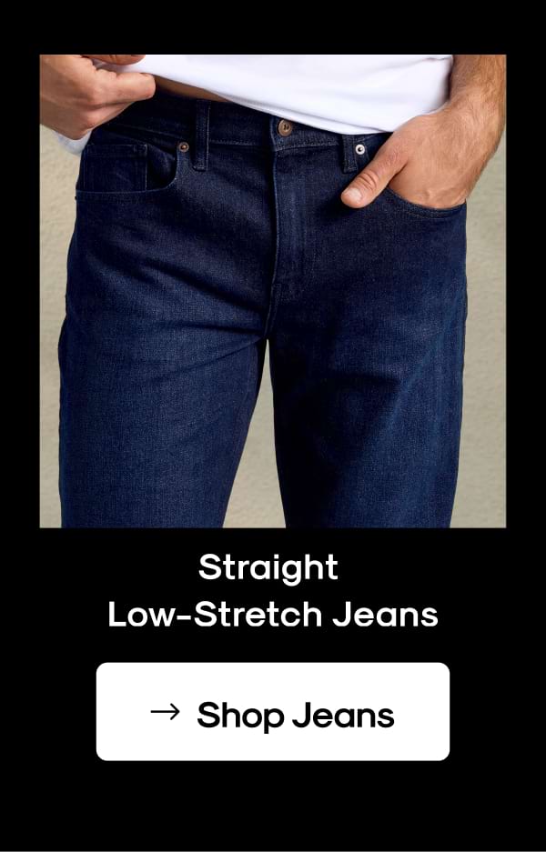Straight Low-Stretch Jeans