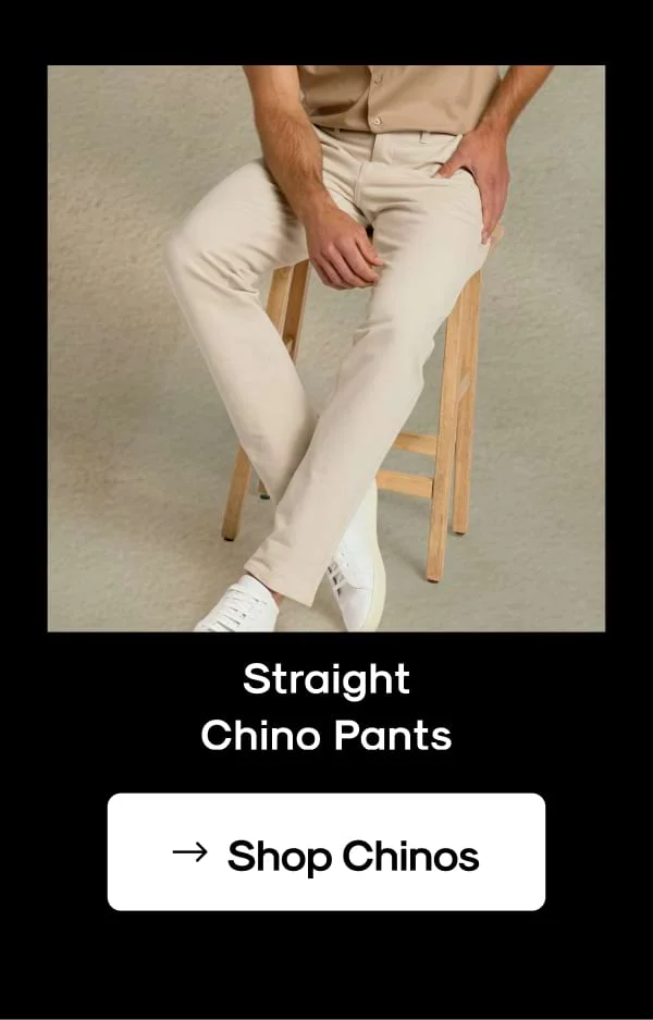 Straight Chino Pants
