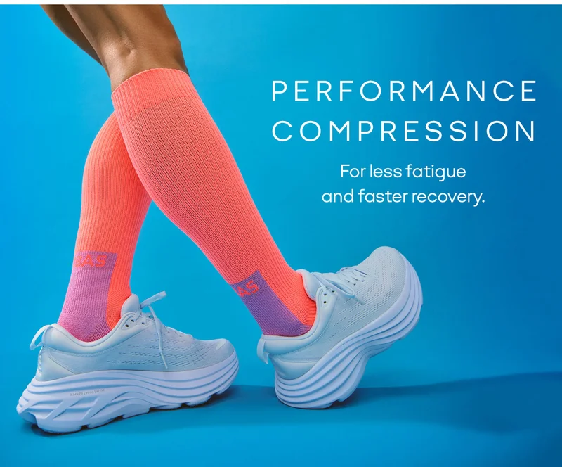 PERFORMANCE COMPRESSION For less fatigue and faster recovery.