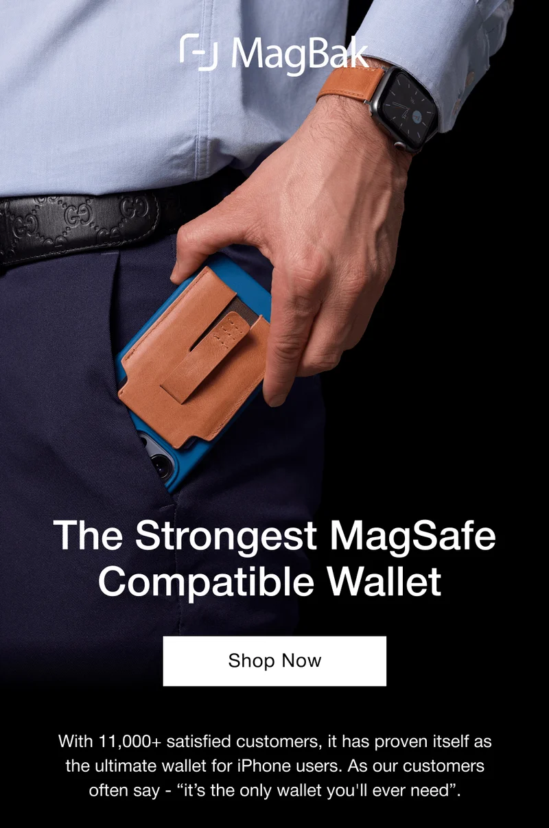 The Strongest MagSafe Compatible Wallet. With 11,000+ satisfied customers, it has proven itself as the ultimate wallet for iPhone users. As our customers often say - “it’s the only wallet you'll ever need”.