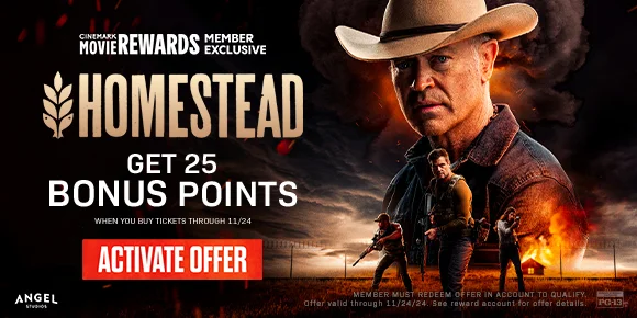 HOMESTEAD | GET 25 BONUS POINTS WHEN YOU BUY TICKETS THROUGH 11/24 | ACTIVATE OFFER >