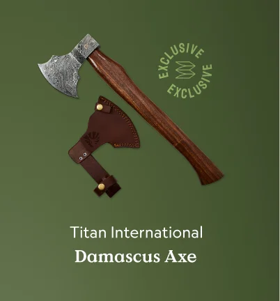 Exclusive Damascus Axe