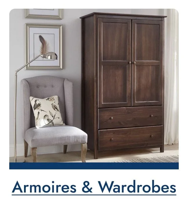 Save on Armoires & Wardrobes