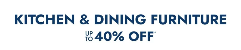 Kitchen, Dining & Bar Furniture Up to 45% off