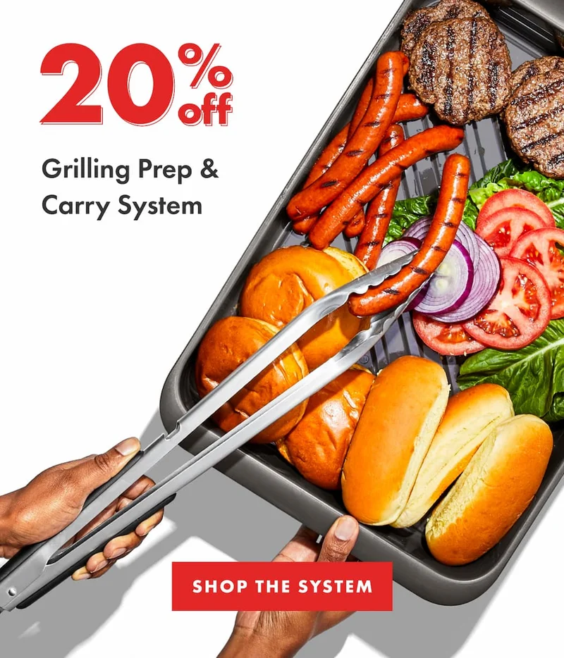 20% off. Grilling Prep & Carry System. | SHOP THE SYSTEM