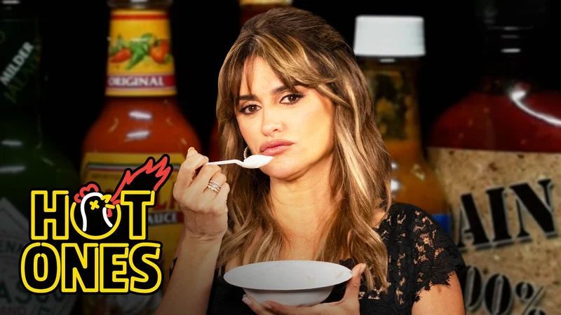 Penelope Cruz on Hot Ones.