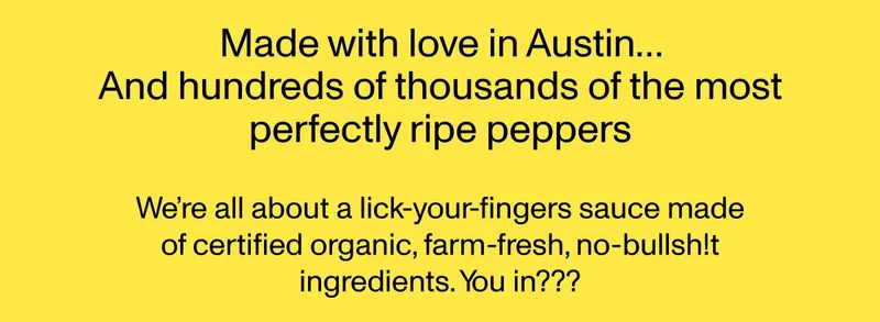 MADE WITH LOVE IN AUSTIN...