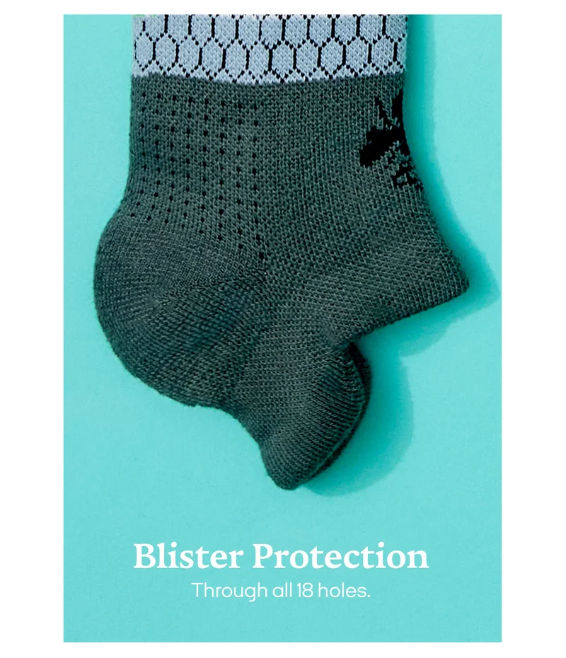 Blister Protection Through all 18 holes.