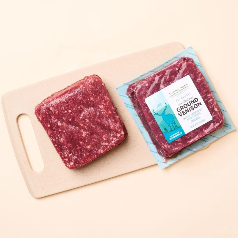 Grass-Fed Ground Venison, New Zealand, 16 Oz (1 Lb)