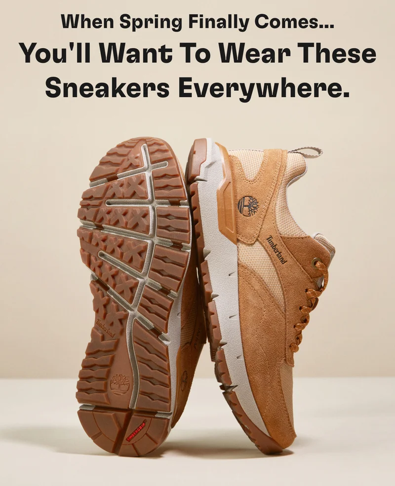 When Spring finally comes... you'll want to wear these sneakers everywhere.