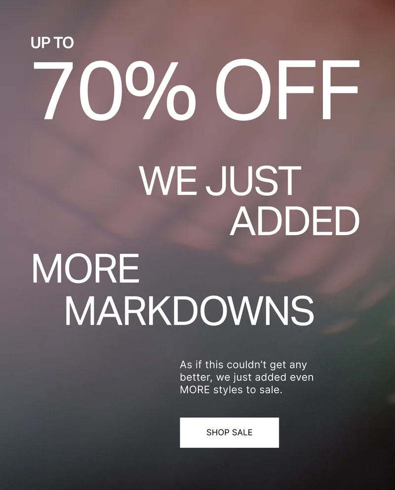 SHOP SALE