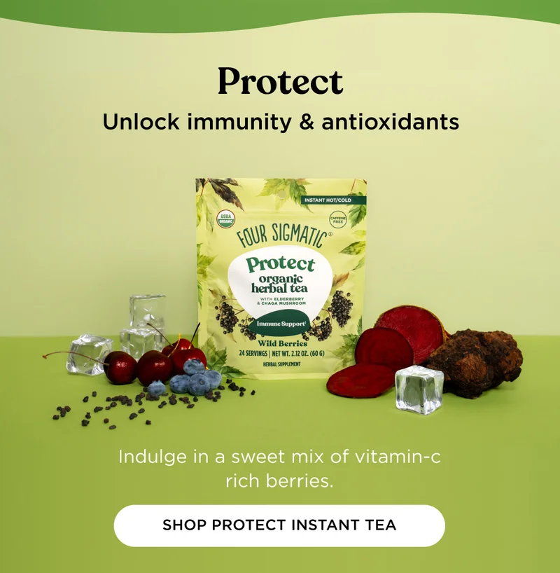 Protect: Unlock immunity & antioxidants - Indulge in a sweet mix of vitamin-c rich berries. - SHOP PROTECT INSTANT TEA