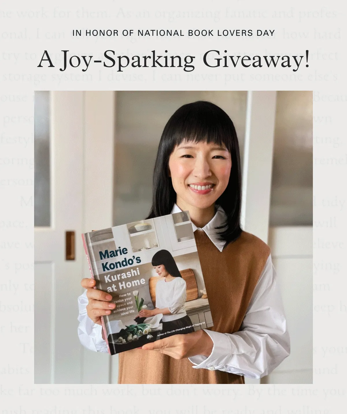 In Honor of National Book Lovers Day: A Joy-Sparking Giveaway!